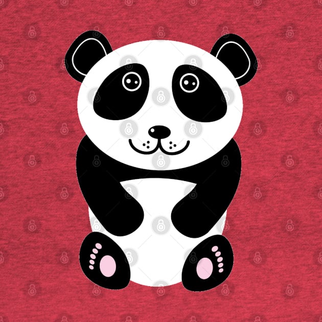 Cute Little Panda Bear by EkaterinaP